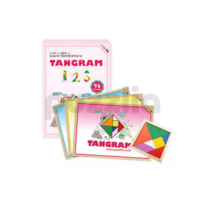 [퍼즐리아] 칠교놀이 세트 (Tangram 1,2,3 + 칠교판)
